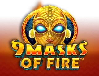 Logo of 9 Masks of Fire from Gameburger Studios at Buitenlands Casino