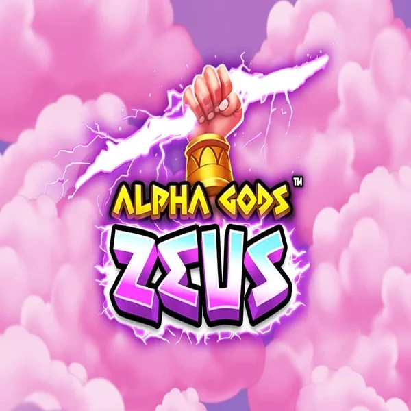 Alpha Gods Zeus slot logo by PearFiction Studios at Buitenlands CasinoAlpha Gods Zeus