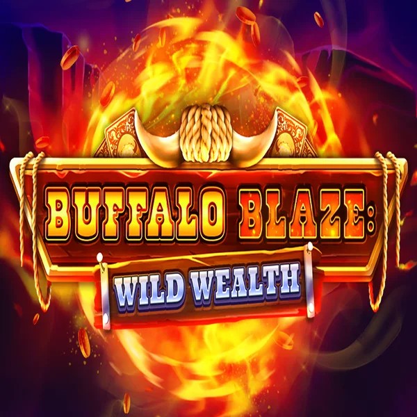 Buffalo Blaze Wild Wealth slot logo by OctoPlay at Buitenlands CasinoBuffalo Blaze Wild Wealth