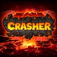 Crasher logo by Galaxsys at Buitenlands CasinoCrasher