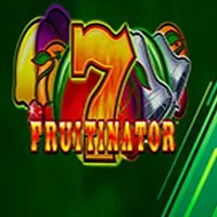 Logo of Fruitinator Jackpot King from Blueprint Gaming at Buitenlands Casino