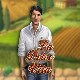 La Dolce Vita slot logo by Gamomat at Buitenlands CasinoLa Dolce Vita
