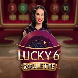 Lucky 6 Roulette slot logo by Pragmatic Play at Buitenlands Casino