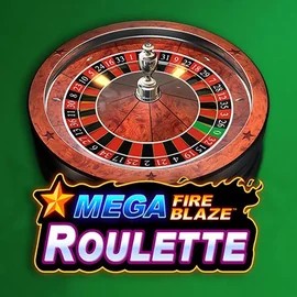 Mega Fire Blaze Roulette by Playtech, showcased at buitenlandscasino.com.nl – game logo