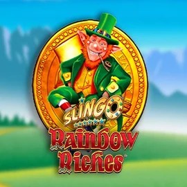 Slingo Rainbow Riches logo by Gaming Realms at Buitenlands CasinoSlingo Rainbow Riches