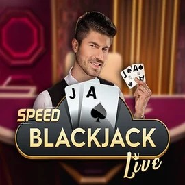 Speed Blackjack online game logo by Pragmatic Play on buitenlandscasino.com.nl