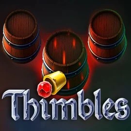 Thimbles slot logo by Evoplay at Buitenlands CasinoThimbles